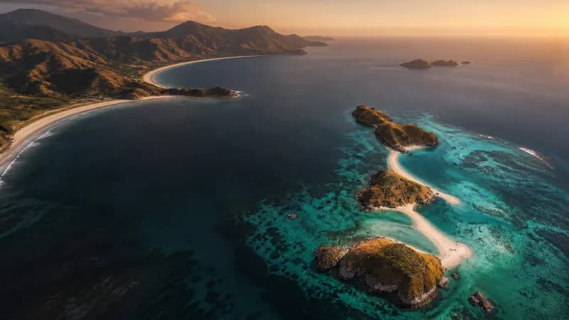 Area Comparison — Lombok & Gili